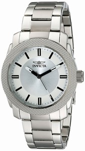 Invicta Silver Dial Stainless Steel Band Watch #18961 (Men Watch)