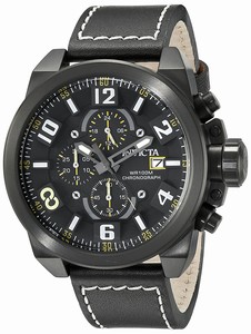 Invicta Black Dial Chronograph Watch #18995 (Men Watch)