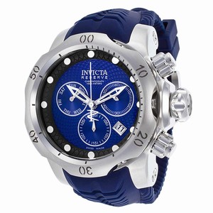 Invicta Blue Dial Stainless Steel Band Watch #19010 (Men Watch)