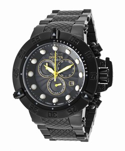 Invicta Black Dial Stainless Steel Band Watch #19168 (Men Watch)