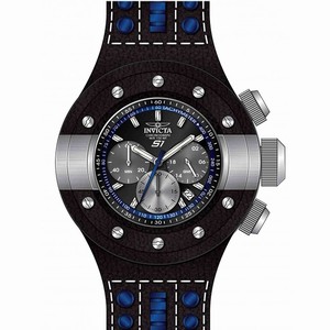 Invicta S1 Rally Quartz Chronograph Date Leather Watch # 19176 (Men Watch)