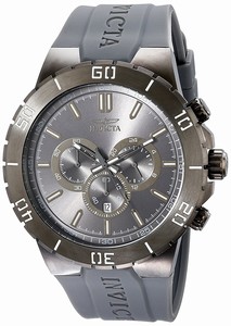 Invicta Grey Dial Stainless Steel Band Watch #19199 (Men Watch)