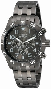 Invicta Gunmetal Quartz Watch #19205 (Men Watch)