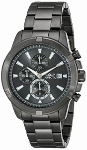 Invicta Grey Dial Chronograph Watch #19224 (Men Watch)