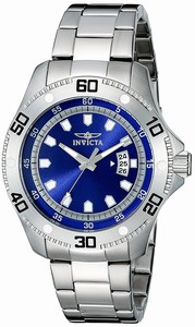 Invicta Blue Dial Stainless Steel Band Watch #19264 (Men Watch)