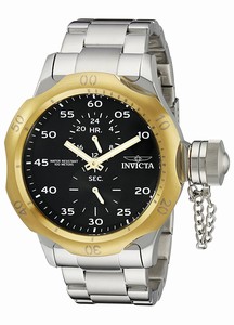 Invicta Black Dial Stainless Steel Band Watch #19279 (Men Watch)