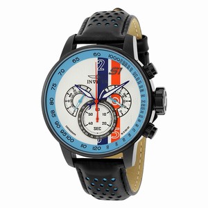 Invicta White And Blue Quartz Watch #19290 (Men Watch)