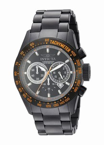 Invicta Black Dial Stainless Steel Band Watch #19295 (Men Watch)