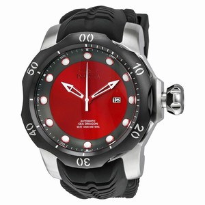 Invicta Red And Grey Automatic Watch #19309 (Men Watch)