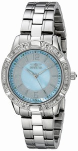 Invicta Mother Of Pearl Dial Stainless Steel Band Watch #19357 (Women Watch)