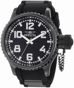 Invicta Black Dial Ceramic Band Watch #1936 (Men Watch)