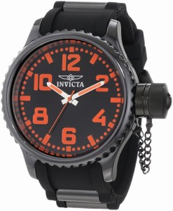 Invicta Swiss Quartz Black Watch #1937 (Men Watch)