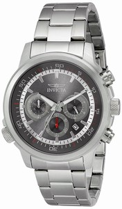 Invicta Grey Dial Stainless Steel Band Watch #19395 (Men Watch)