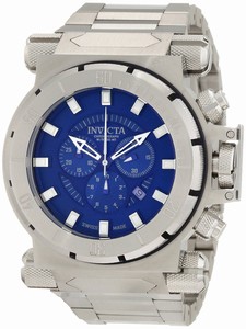 Invicta Blue Dial Stainless Steel Band Watch #1939BBB (Men Watch)