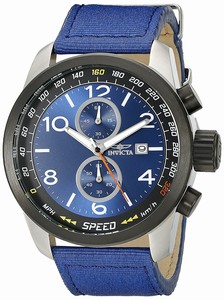 Invicta Blue Dial Nylon Watch #19411 (Men Watch)