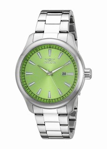 Invicta Green Dial Stainless Steel Band Watch #19445 (Men Watch)