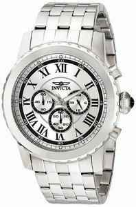 Invicta Silver Dial Stainless Steel Band Watch #19467 (Men Watch)