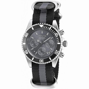 Invicta Pro Diver Quartz Chronograph Date Nylon Watch # 19534 (Men Watch)