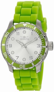Invicta Silver Dial Stainless Steel Band Watch #19562 (Women Watch)