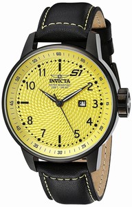 Invicta Yellow Quartz Watch #19616 (Men Watch)