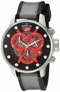 Invicta S1 Rally Quartz Chronograph Date Polyurethane and Nylon Watch # 19620 (Men Watch)