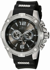 Invicta Black Dial Stainless steel Band Watch # 19656 (Men Watch)