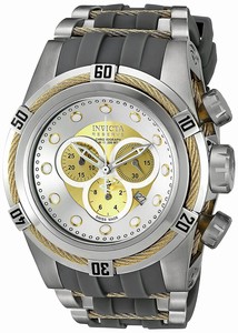 Invicta Gold Dial Stainless Steel Band Watch #19727 (Men Watch)