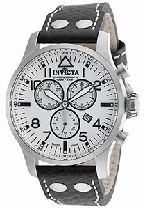 Invicta Reserve Quartz Chronograph Date Leather Watch # 19750 (Men Watch)