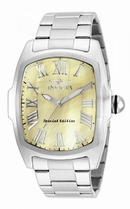 Invicta Mother Of Pearl Dial Stainless Steel Band Watch #19795 (Men Watch)