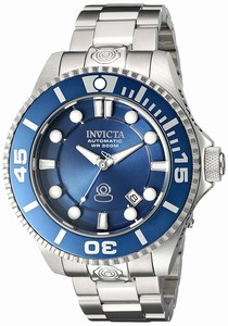 Invicta Blue Dial Stainless Steel Band Watch #19799 (Men Watch)