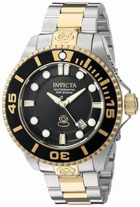 Invicta Black Dial Stainless Steel Band Watch #19803 (Men Watch)