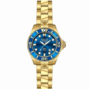 Invicta Blue Dial Stainless Steel Band Watch #19806 (Men Watch)