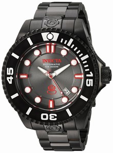 Invicta Grey Dial Stainless Steel Band Watch #19809 (Men Watch)