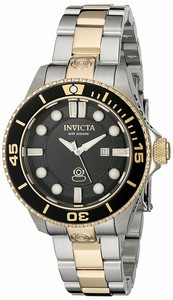 Invicta Black Dial Stainless Steel Band Watch #19815 (Women Watch)