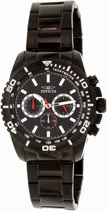 Invicta Black Dial Stainless Steel Band Watch #19848 (Men Watch)