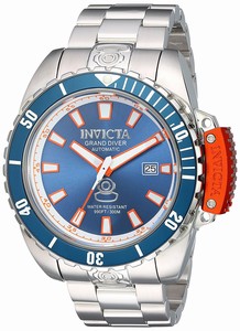 Invicta Blue Dial Stainless Steel Band Watch #19866 (Men Watch)