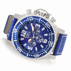 Invicta Blue Dial Stainless Steel Band Watch #20077 (Men Watch)