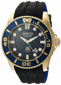 Invicta Pro Diver Automatic Date Black Silicone Watch # 20203 (Men Watch)