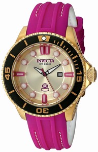 Invicta Pro Diver Quartz Analog Silicone Watch # 20210 (Women Watch)