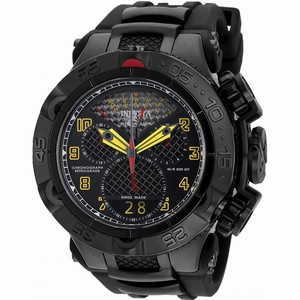 Invicta Black Carbon Fiber Dial Stainless Steel Band Watch #20220 (Men Watch)