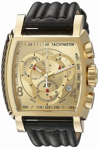 Invicta Gold Dial Tachometer Watch #20241 (Men Watch)