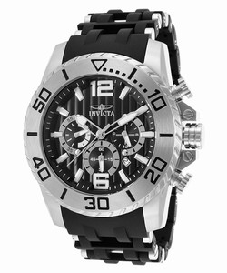 Invicta Black Sunray Quartz Watch #20284 (Men Watch)