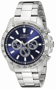 Invicta Blue Dial Stainless Steel Watch #20338 (Men Watch)