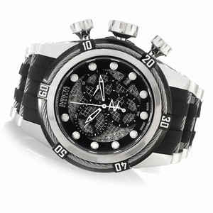 Invicta Black Dial Stainless Steel Band Watch #20418 (Men Watch)