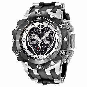 Invicta Gunmetal Dial Uni-directional Rotating Gunmetal Ion-plated Band Watch #20427 (Men Watch)