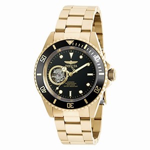 Invicta Black Dial Stainless Steel Band Watch #20436 (Men Watch)