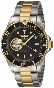 Invicta Black Dial Stainless Steel Band Watch #20438 (Men Watch)