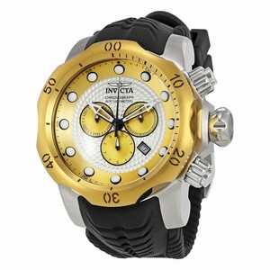 Invicta Silver And Yellow Gold Quartz Watch #20441 (Men Watch)