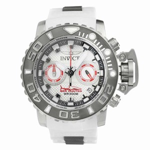 Invicta White Quartz Watch #20473 (Men Watch)