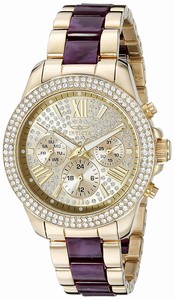 Invicta Gold Dial Stainless Steel Band Watch #20508SYB (Women Watch)